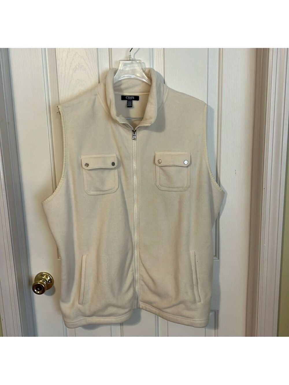 Chaps Sport fleece vest, unlined. Size 3X.